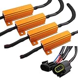 TOMALL H13 9008 LED Resistors Decoder for LED Headlight Bulbs Conversion Kit