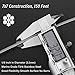 Favordrory 1/8 Inch T316 Marin Grade Stainless Steel Aircraft Wire Rope Cable for Railing, Decking, DIY Balustrade, 7x7 Construction, 150 Feet