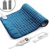 Heating Pad, Mosskic Electric Heating Pad Auto Shut Off 7 Heat Setting for Neck/Shoulder/Back/Abdomen Pain Relief 16