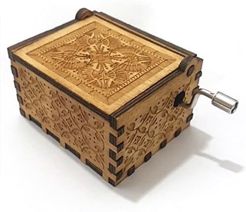 Personalizable Magic Music Box, Engraved Wooden Decorative Box Best Xmas Gifts For Kids
