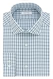 Calvin Klein Men's Non Iron Slim Fit Arrow Print Spread Collar Dress Shirt, Lake Mist, 16