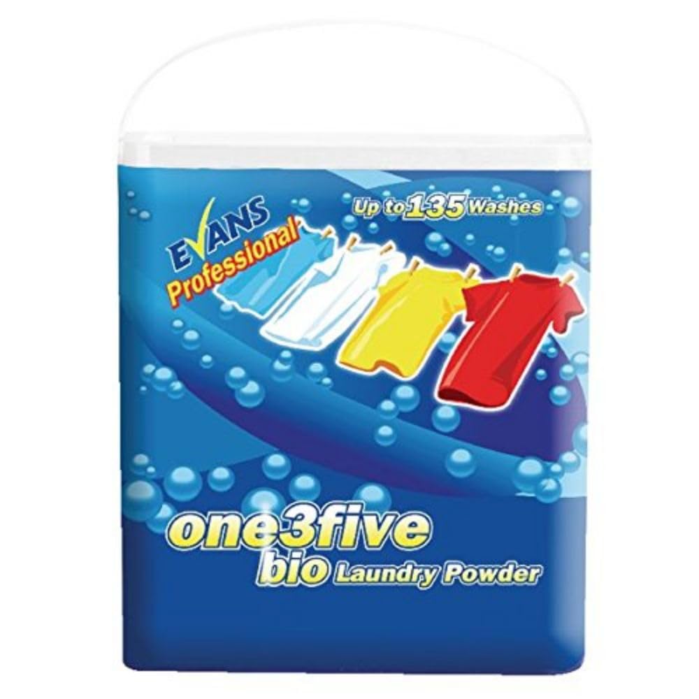 Evans Vanodine One3Five Bio Laundry Powder, 10 kg