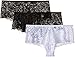 Felina Women's Lush Lace Cheeky Boy (Pack of 3)