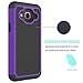 Galaxy J3 2016 Case,Galaxy J3V Case,Galaxy J3 6 Case,Galaxy Amp/Express Prime Case,Galaxy Sky/Sol Case,Asmart Shockproof Dual Layer Protective Cover Phone Case for Samsung Galaxy J3 V 2016 (Purple)