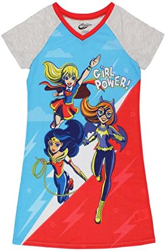 Superhero Girls Big Dorm, Girl Power Grey, Small/6-6X