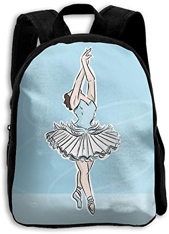 HFIUH5 Ballet Dancer Dancing Printing Backpack School Book Bag Boys Girls Daypack Travel Bag For Kids