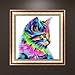 Delight eShop DIY 5D Diamond Embroidery Colorful Cat Painting Mosaic Cross Stitch Home Decor