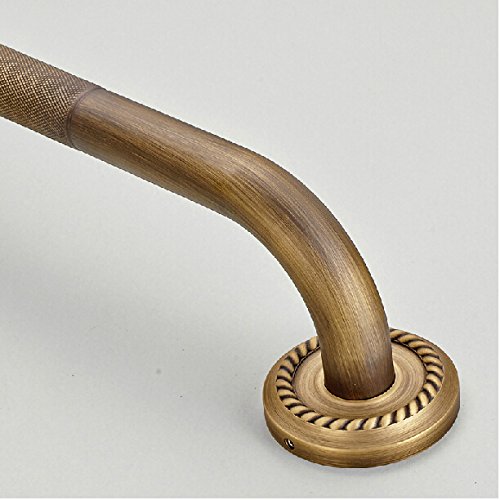 Leyden Wall Mount Antique Brass Material Grab Bar Bathroom Accessories - Thumbnail 2