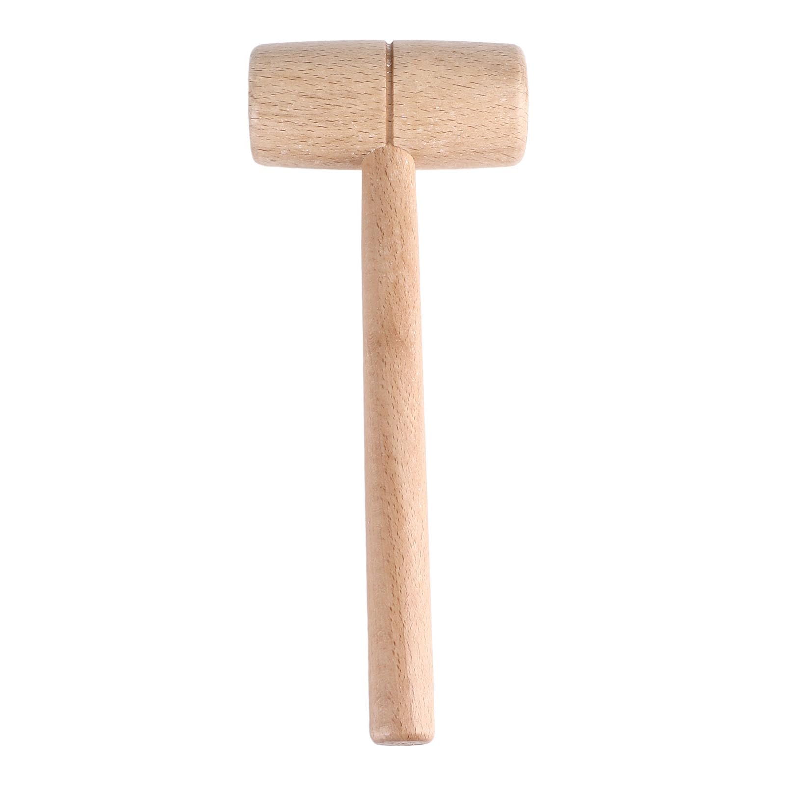 Wooden Crab Lobster Mallet, Mini Wooden Mallet Hammer for Chocolate, Solid Beech Wood Round Hammer for DIY, Breakable Heart Hammer