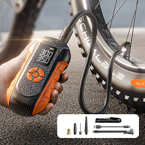 Electric Bicycle Bike Tire Pump Portable DC 12V Small E Bikes Tire