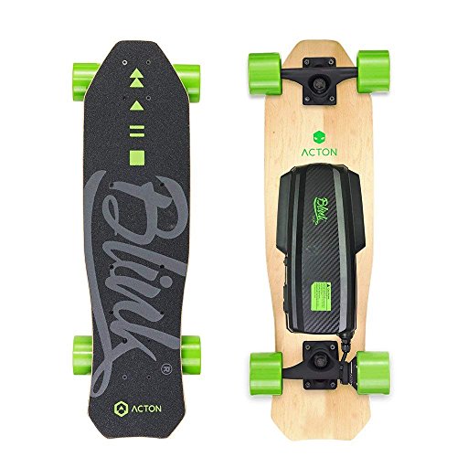 ACTON BLINK Lite | Summer Sale | World's Lightest Electric Skateboard for Youth | Up To 5 Mile Range | 10 MPH Top Speed | Bluetooth Remote Control Included