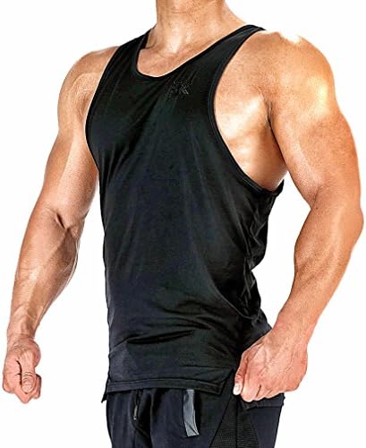 Zenwow Mens Gym Tank Top Workout Vests Stringer Bodybuilding Muscle Sleeveless Shirts