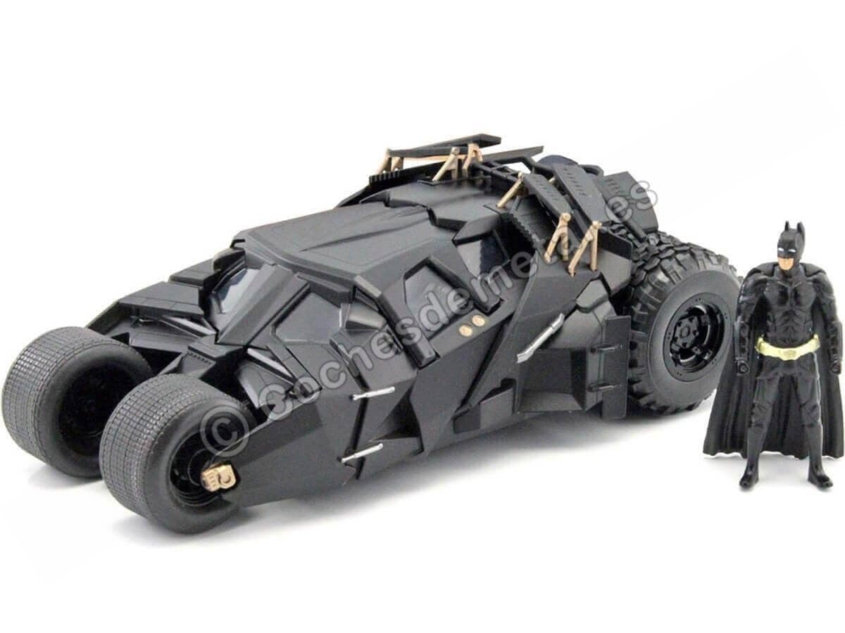Jada 1:24 W/B METALS - DC - THE DARK KNIGHT BATMOBILE & BATMAN 98261
