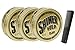 Shiner Gold Matte Clay Pomade | Strong Hold | Matte Finish | Water Based | Coconut Scent, 3.5oz Pack of 3