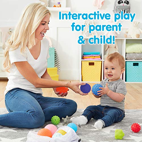 Kidoozie Touch 'n Roll Sensory Balls Developmental Toy for Infants