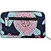 Sea Turtle Anchor Print NGIL Quilted Twist Lock Wallet