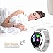 GBlife K88H Bluetooth Smart Watch Fitness Tracker with Heart Rate monitor for iOS and Android (Silver + Stainless Steel Band)
