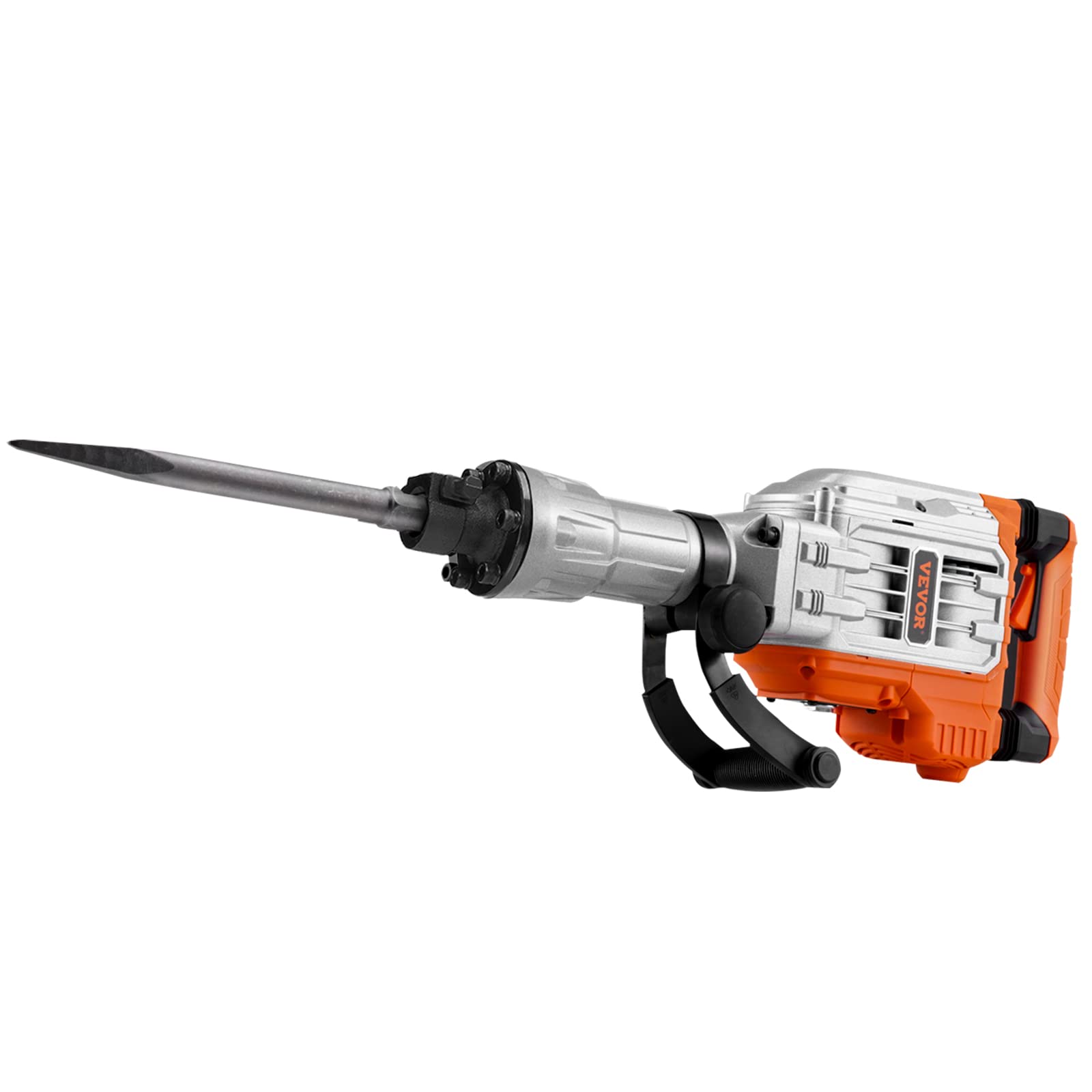VEVOR Demolition Jack Hammer, MAX 3500W Jack Hammer Concrete Breaker, 1900 BPM Heavy Duty Electric Jack Hammer, 2pcs Chisel with Gloves & 360°C Swiveling Front Handle for Trenching Breaking Holes