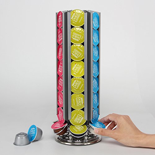 image for Flagship Coffee Pod Holder Rack, Capsule Storage Stand Tower for 48 Po
