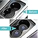Auto Sport 2.75 Inch Diameter Oval Tough Car Logo Vehicle Travel Auto Cup Holder Insert Coaster Can 2 Pcs Pack Fit Dallas Cowboys Accessories