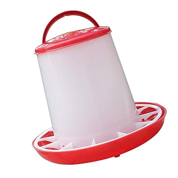H Hilabee Poulet Mangeoire Seau Plastique Mangeoire Poulespoussins