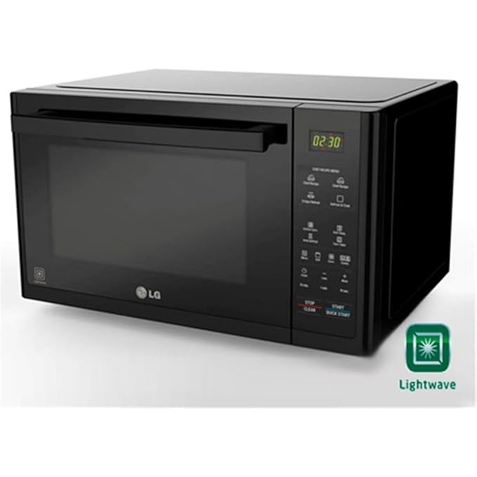 Lg microondas con grill mj3294bdb: Amazon.es