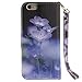 DRUnKQUEEn iPhone 6s Plus Case, iPhone 6 Plus Case, Wallet Purse Type Leather Credit Cards Case with Cellphone Holder Flip Cover for Apple iPhone 6sPlus 6Plus - Hand Strap Included