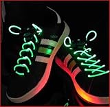 Green LED Shoelaces Light up Laces