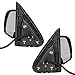 Power Side View Mirrors Heated Puddle Lamp Driver and Passenger Replacements for Cadillac Chevrolet GMC SUV 15179836 15179835