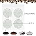 IreVoor Espresso Lids Self Adhesive Lid Nespresso Compatible Capsules Foil Seals: Fill Your Own Capsules with Our Sticker Lids 200/package