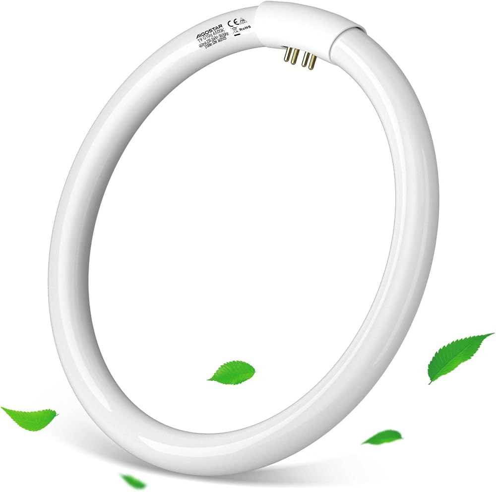 Aigostar T9 32W Circular Fluorescent Light Tube 6500K 2100lm 30cm Cool White