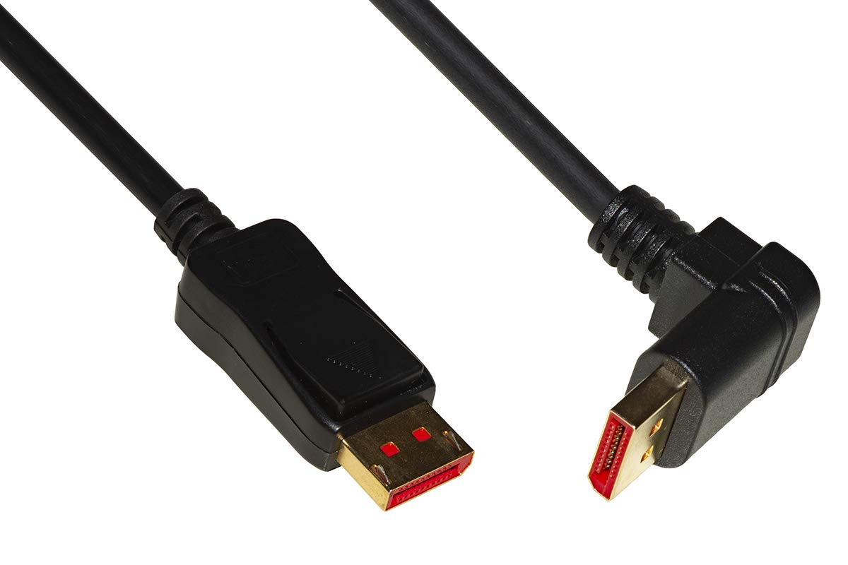 Link LKCDP1890 DISPLAYPORT 1.4 8K MT 1.80 connection cable, 90 Degree angled connector