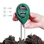 Soil PH Meter, Hip2cart 3-in-1 Soil Moisture Meter with Light, PH & Acidity Meter Plant Soil Tester Kits for Gardening Farming