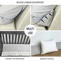 EPHEDORA XL Triangle Bed Wedge Pillow for Headboard