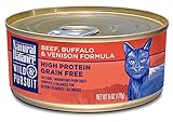 Natural Balance Wild Pursuit Beef, Buffalo & Venison Formula Wet Cat Food, 6-Ounce Can (Pack of 24)