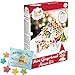 Elf on the Shelf Mini Gingerbread House Kit Pre-baked + Free Shining Star Fruit Snacks Candy Pack To Decorate | Christmas DIY 7 Oz Kit | Pre-made Icing Fruity Gummies & Scene Setters
