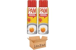 Pam Cooking Spray Original 6oz (2 pack), by Litezout