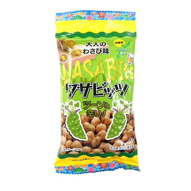 沖縄パイオニアフーズ ワサビッツ 縦長袋 40g×12個