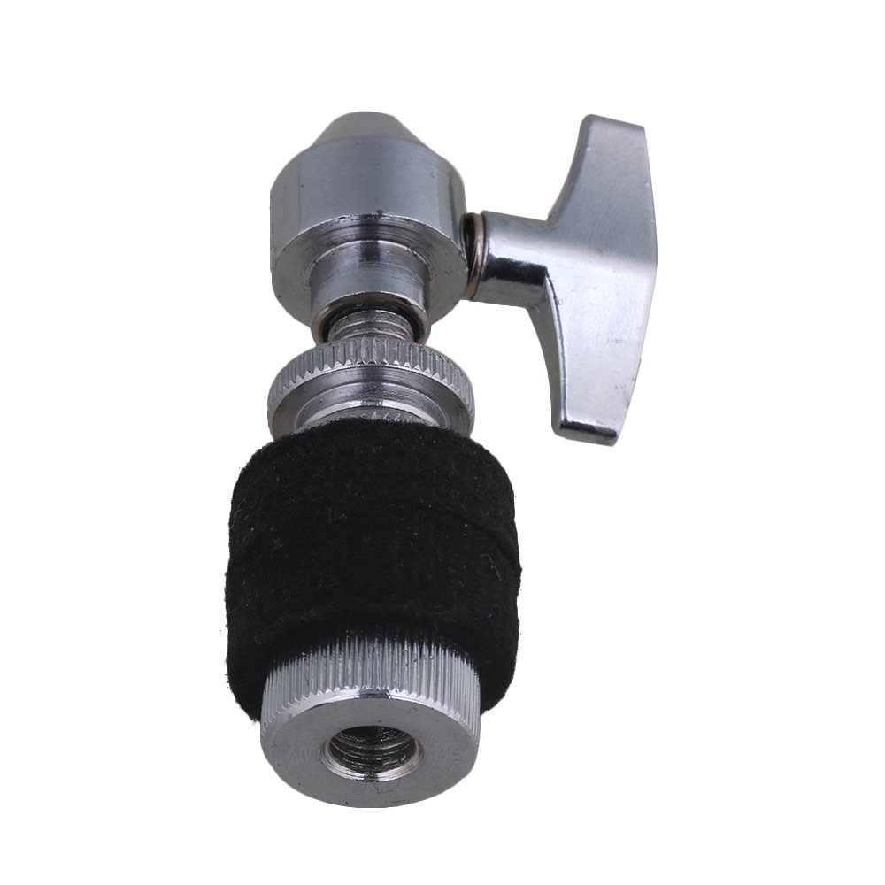 Mxfans 8x2cm Silver High Hat Clutch for HiHat Cymbal Stand Drum Set