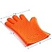 ThermoPro TP100 Silicone BBQ/Cooking Gloves Heat Resistant Up to 392°F, Chef Grilling Accessories Insulated Silicone Oven Mitts Gloves for Cooking Baking Barbecue Potholder - One Size fits All