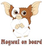 Mogwai on board STICKER gremlin DECAL VINYL BUMPER CAR Truck child kids children Warning Attention