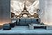 Photo Wallpaper – Eiffel Tower – Picture Decoration France Capital Paris City Landmark Architectural Monument Radio Tower Look-Out Image Decor Wall Mural (82.7x55.1in - 210x140cm)
