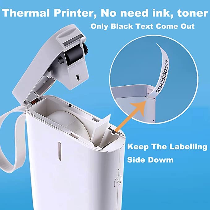 NIIMBOT D11 Label Maker Machine with Tape, Wireless Bluetooth