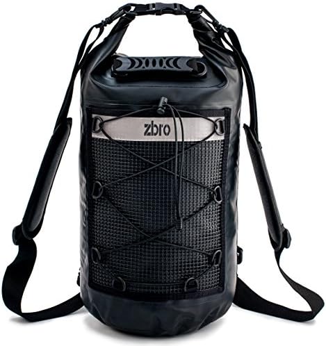 ZBRO Waterproof Sack Dry Bag for Kayaking Boating Fishing Diving Beach - Roll Top Drybag Sack with Padded Straps - Floating Backpack Water Proof Bags 20L 30L 40L - Great Gift for Kayakers