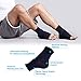 ASOONYUM Plantar Fasciitis, Ankle Brace for Roller Skates for Women, Compression Socks for Men Heel Spurs/Eases Edema/Swelling/Increases Circulation, Foot Brace Dark Black Blue Nylon Spandex