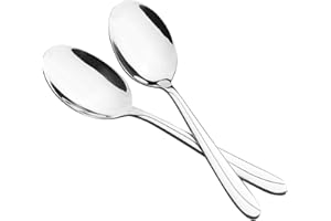 Anbers 6-Piece Large Serving Spoon, Stainless Steel Buffet Serving Spoons