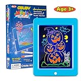 Obuby Kids Magic Pad Light Up Glow Drawing Board LED Draw Sketch Tablet for Art Write Learning which Includes Fun Guide Stencils, Glow Boost Card, Cleaning Cloth
