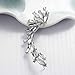 Sexy Sparkles Ear Cuffs Clip Wrap Earrings Stud Wrap Earrings Earrings Cuffs For Women And Girls Clip On The Ears (E)
