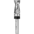 YONICO Flush Trim Router Bits Pattern Bit Ultra-Performance 1-Inch Height X 1/2-Inch Diameter Top/Shank Bearing Upcut 1/4-Inch Shank 31204q