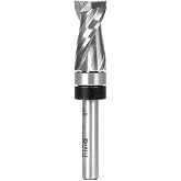 YONICO Flush Trim Router Bits Pattern Bit Ultra-Performance 1-Inch Height X 1/2-Inch Diameter Top/Shank Bearing Upcut 1/4-Inch Shank 31204q